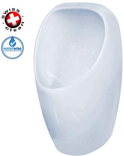 Waterless Urinal 1 x Ceramic Compact Urinal With Trap & ActiveCube.