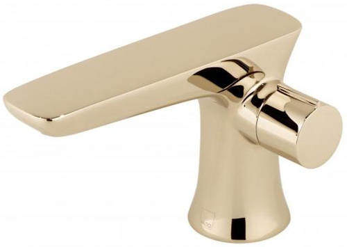 Vado Altitude Progressive Basin Tap With Clic-Clac Waste (Polished Gold).