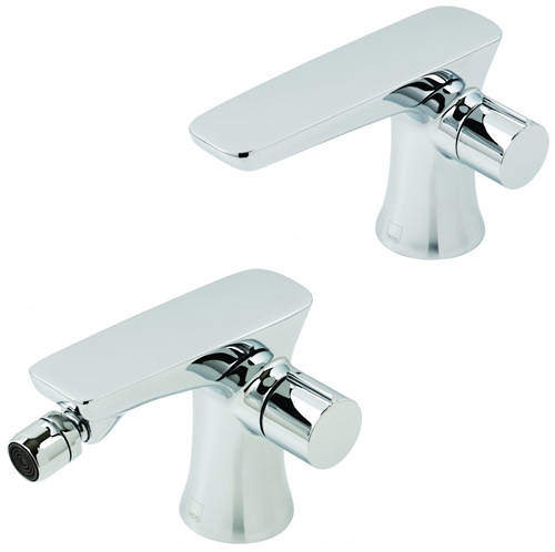 Vado Altitude Bidet Mixer & Progressive Basin Tap Pack (Chrome).