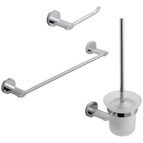 Vado Kovera Bathroom Accessories Pack A3 (Chrome).