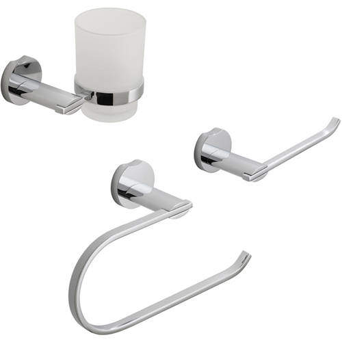 Vado Kovera Bathroom Accessories Pack A4 (Chrome).