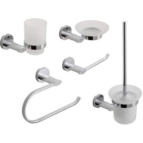 Vado Kovera Bathroom Accessories Pack A6 (Chrome).