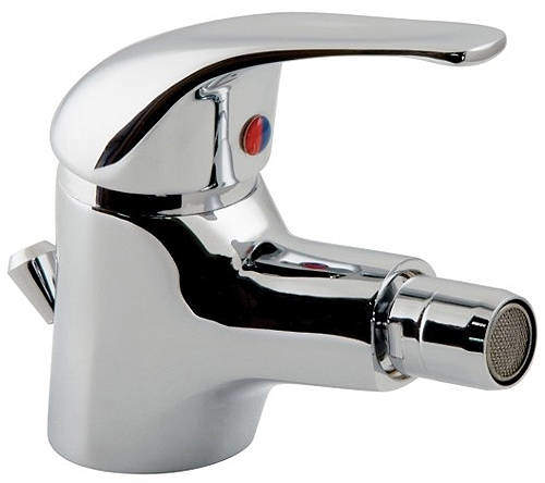 Vado Matrix Bidet Mixer Tap With Pop Up Waste (Chrome).