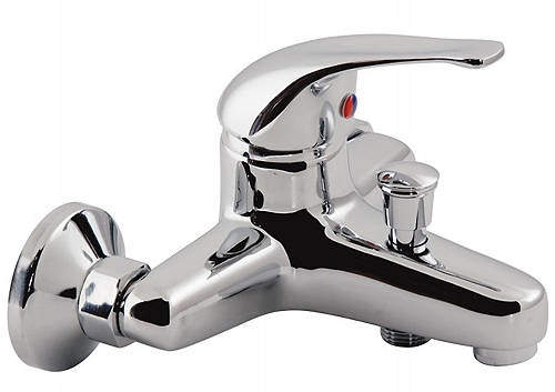 Vado Matrix Wall Mounted Bath Shower Mixer Tap (Chrome).