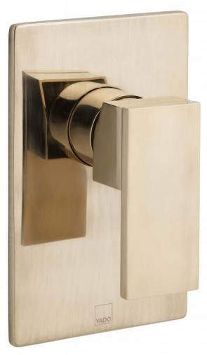 Vado Notion Manual Shower Valve (Brushed Gold).