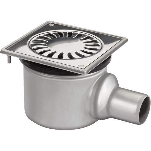 VDB Shower Drains Shower Drain 150x150mm (Stainless Steel).