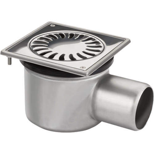 VDB Shower Drains Shower Drain 150x150mm (Stainless Steel).