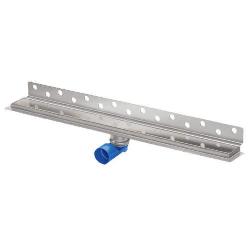 VDB Channel Drains Premium Shower Channel, Wall Flange 1000x70mm.