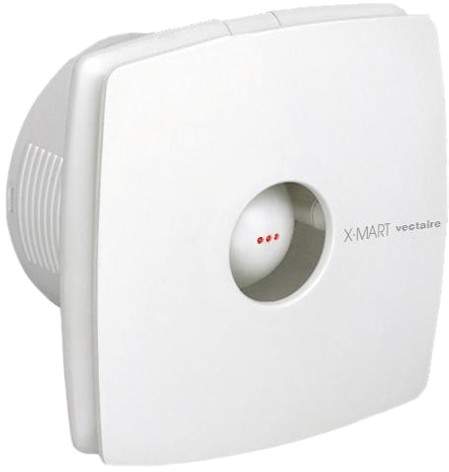 Vectaire X-Mart Timer Extractor Fan. 120mm (White).