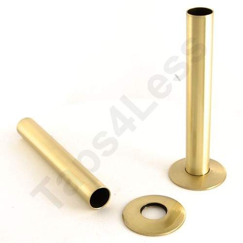 Crown Radiator Valves Sleeve Kit For Radiator Pipes (130mm, Brass).