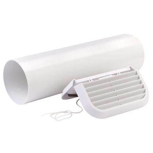 Xpelair Simply Silent Easy Fit Extractor Fan Wall Kit With White Grill (100mm).