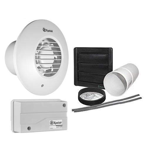 Xpelair Simply Silent 12v Standard Extractor Fan & Kit (100mm).