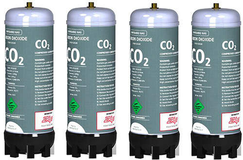 Zip Accessories 4 x CO Replacement Cylinders.