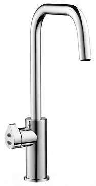 Zip Cube Design Boiling Hot Water, Chilled & Sparkling Tap (Bright Chrome).