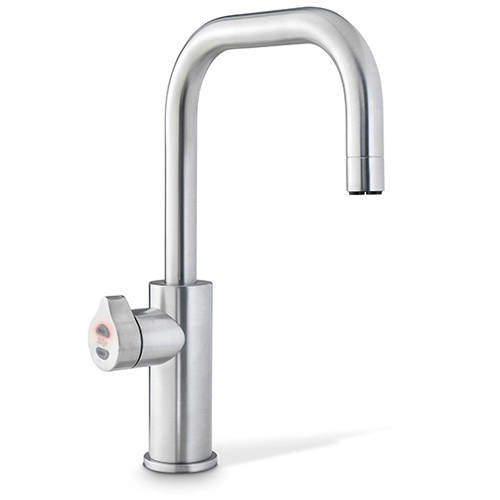 Zip Cube Design Filtered Boiling & Chilled Water Tap (Brushed Chrome).