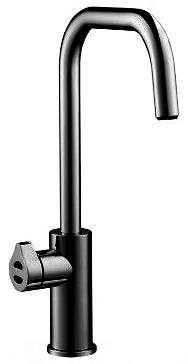 Zip Cube Design Filtered Boiling Hot & Ambient Water Tap (Gloss Black).