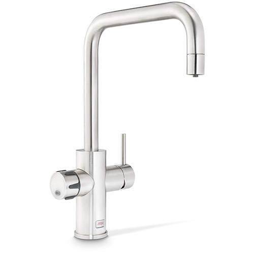 Zip Cube Design AIO Filtered Boiling Water Tap (Brushed Chrome).