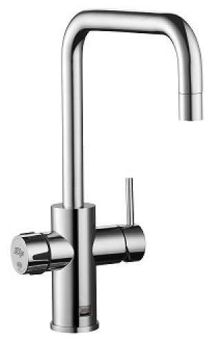 Zip Cube Design AIO Filtered Chilled & Sparkling Water Tap (Bright Chrome).