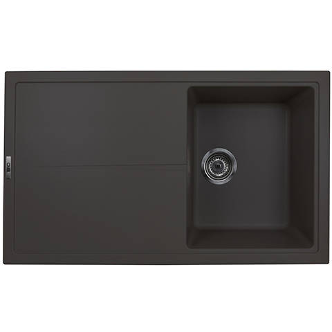 Example image of 1810 Kitchen Sink & Tap Pack, 1.0 Bowl (860x500, Mocha).