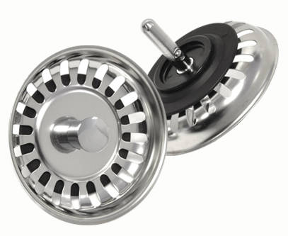 Larger image of 1810 Basket Strainer Sink Waste Plug (Chrome).