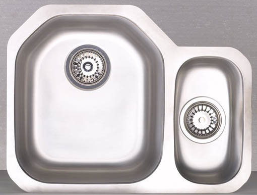 Larger image of Astracast Sink Echo D1 1.5 bowl right handed stainless steel kitchen sink.