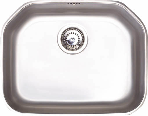 Larger image of Astracast Sink Echo S2 large bowl polished steel undermount kitchen sink.