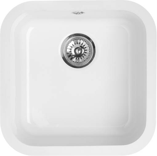 Larger image of Astracast Sink Lincoln undermount ceramic kitchen main-bowl.