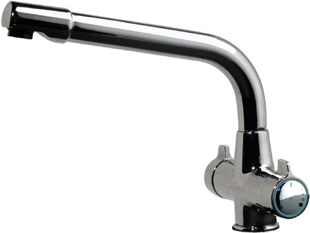 Larger image of Astracast Springflow Targa 416 Water Filter Kitchen Tap in Chrome.