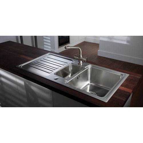 Example image of Abode Aspley Monobloc Kitchen Tap (Chrome).