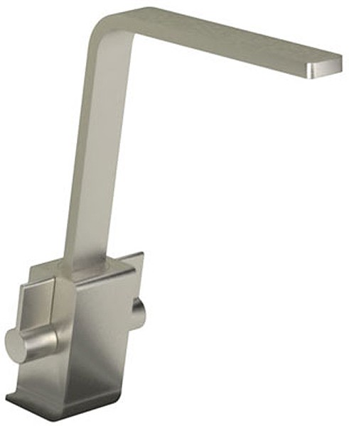 Larger image of Abode Verso Monobloc Kitchen Tap With Swivel Spout (Brushed Nickel).