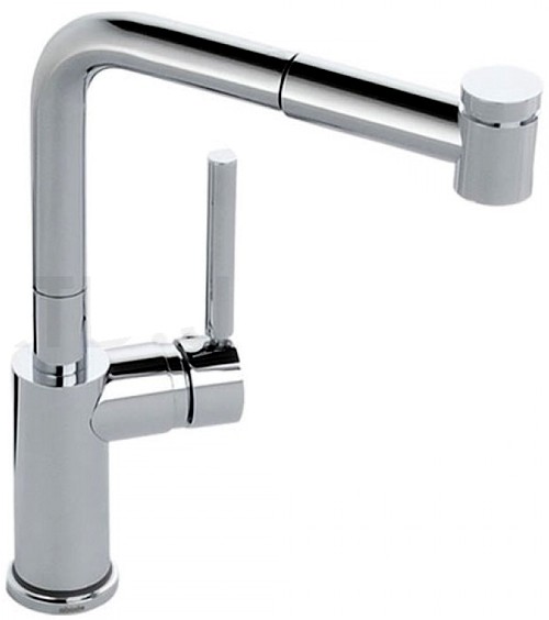 Larger image of Abode Aurora Pull Out Kitchen Tap With LED Temperature Indicator.