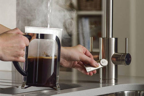 Example image of Abode Pronteau Profile Kitchen Tap, Boiling, Hot, Cold & Filtered (Chrome).