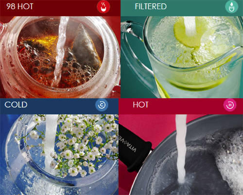 Example image of Abode Pronteau Project Kitchen Tap, Boiling, Hot, Cold & Filtered (Chrome).