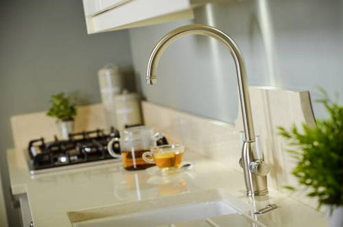 Example image of Abode Pronteau Province Kitchen Tap, Boiling, Hot, Cold & Filtered (B Nickel).