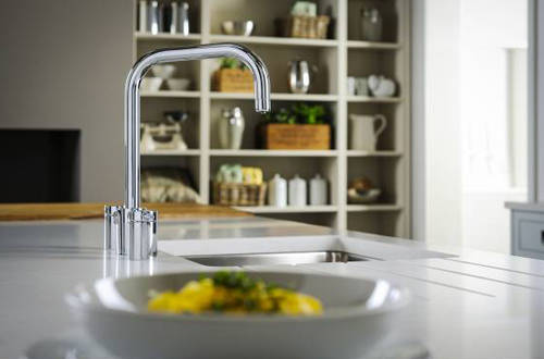 Example image of Abode Pronteau Project Kitchen Tap, Boiling, Hot, Cold & Filtered (B Nickel).