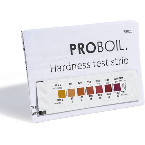 Larger image of Abode Pronteau PROBOIL Water Hardness Test Strip Kit.
