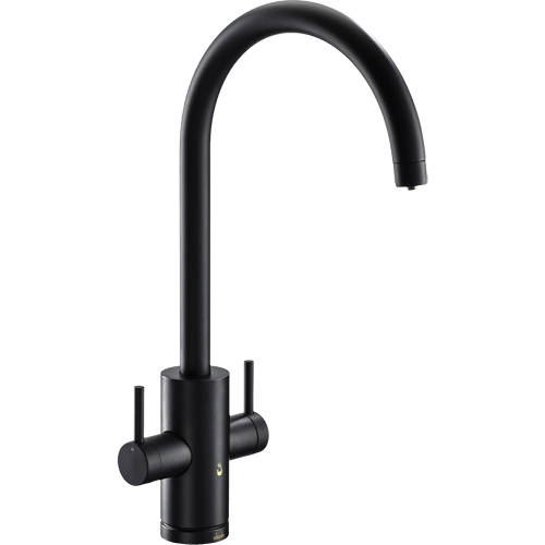 Larger image of Abode Pronteau Profile Kitchen Tap, Boiling, Hot, Cold & Filtered (Matt Black).
