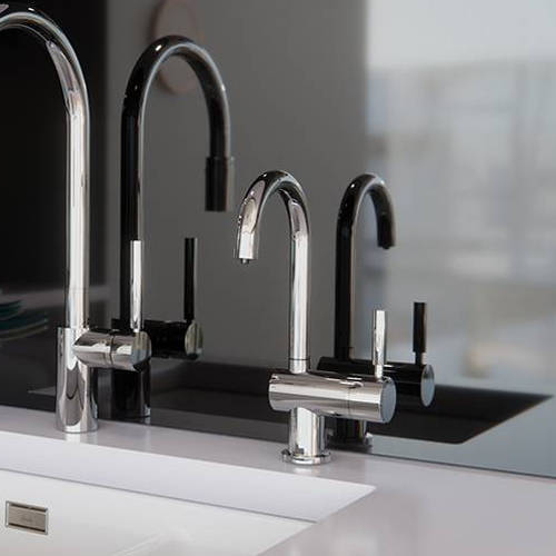 Larger image of Abode Pronteau Boiling Hot & Cold Filtered Kitchen Tap 98� (Chrome).