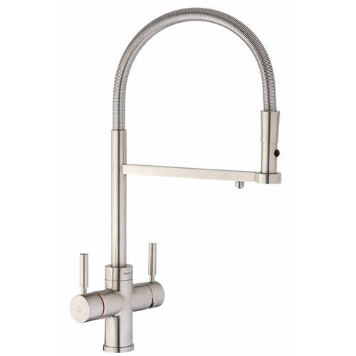 Example image of Abode Pronteau 3 In 1 Professional Boiling Water Kitchen Tap (Br Nickel).