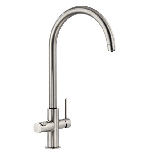 Larger image of Abode Pronteau 3 In 1 Boiling Water Filtered Kitchen Tap (Br Nickel).