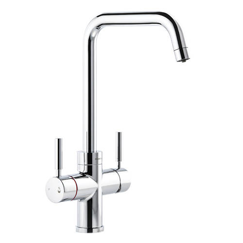 Larger image of Abode Pronteau 4 In 1 Boiling Water Filtered Kitchen Tap (Chrome).