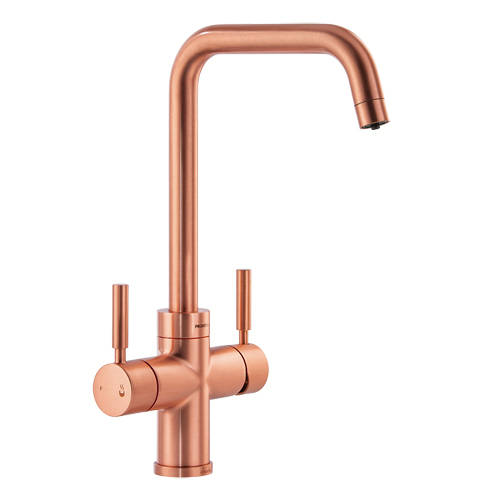 Larger image of Abode Pronteau 4 In 1 Boiling Water Filtered Kitchen Tap (Urban Copper).