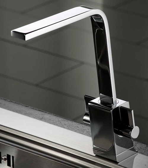 Larger image of Abode Verso Kitchen Tap With Swivel Spout AT1189 (Chrome).