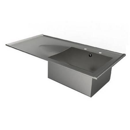 Example image of Acorn Thorn Catering Sink With LH Drainer 1200mm (Stainless Steel).
