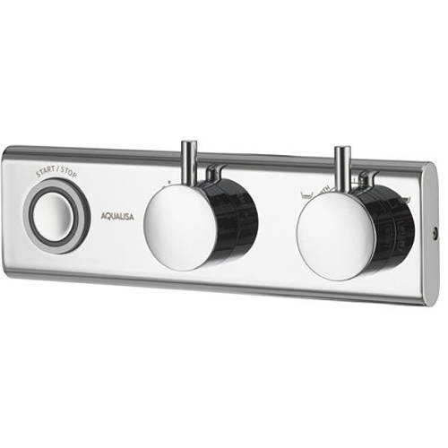 Example image of Aqualisa HiQu Digital Bath Valve Kit 09 & Overflow Bath Filler (HP, Combi).