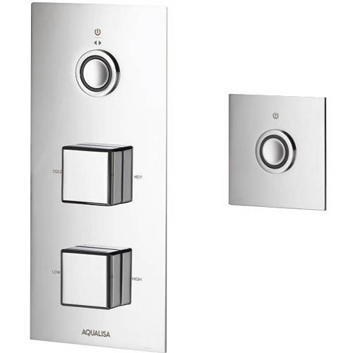 Example image of Aqualisa Infinia Digital Shower Pack 51 (Chrome Piazza Handles, GP).