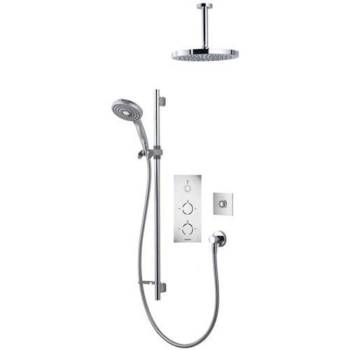 Larger image of Aqualisa Infinia Digital Shower Pack 43 (Chrome Tondo Handles, GP).