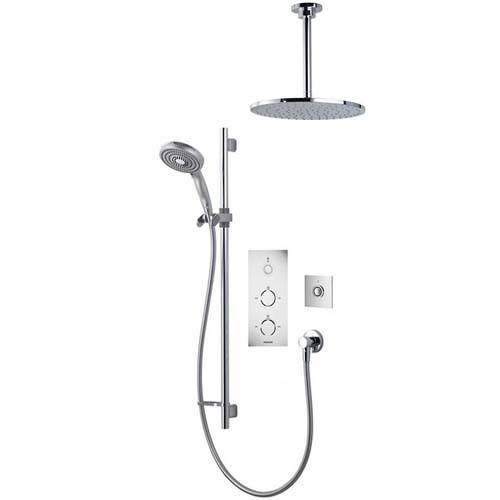 Larger image of Aqualisa Infinia Digital Shower Pack 79 (Chrome Tondo Handles, GP).