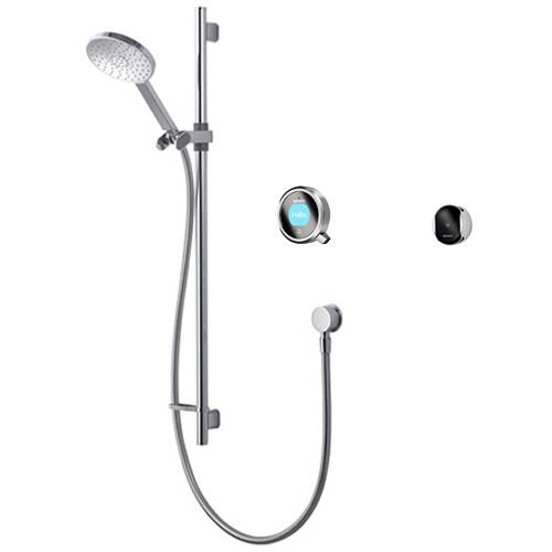 Larger image of Aqualisa Q Smart Shower Pack 01C With Remote & Chrome Accent (HP).