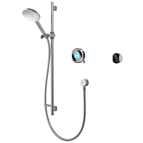 Larger image of Aqualisa Q Smart Shower Pack 01RG With Remote & Rose Gold Accent (HP).